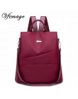 Vfemage Anti Theft plecak kobiety wielofunkcyjny plecak kobiet Oxford Bagpack torby szkolne dla dziewczyny plecak Sac Dos mochil