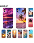 Ciciber Hawaiian Ocean plaży Aloha telefon etui na Apple iPhone 7 8 6 6s Plus X XR XS MAX 5 5S SE miękkie etui z termoplastyczne