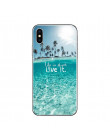 Ciciber Hawaiian Ocean plaży Aloha telefon etui na Apple iPhone 7 8 6 6s Plus X XR XS MAX 5 5S SE miękkie etui z termoplastyczne