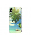 Ciciber Hawaiian Ocean plaży Aloha telefon etui na Apple iPhone 7 8 6 6s Plus X XR XS MAX 5 5S SE miękkie etui z termoplastyczne