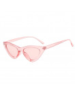 Sexy Cat eye okulary odcień dla kobiet moda marka kobieta w stylu vintage retro trójkątne cateye okulary óculos feminino okulary