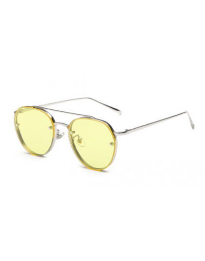 Peekaboo gorąca sprzedaży żółty zielony ocean okulary przeciwsłoneczne damskie moda lato w stylu steam punk metalowe okulary prz