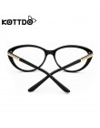 KOTTDO Retro Cat Eye okulary Sexy okulary optyczne kobiety okulary korekcyjne mężczyźni tanie okulary ramki óculos okulary kompu