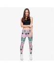 Kobiety fitness legginsy moda Legging Aztec Round Ombre druk legginsy kobiece leginsy seksowne spodnie wysokiej talii spodnie