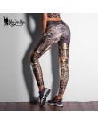 [You're My Secret] Fashion Design Steampunk kobiety spodnie Star Wars legginsy wysoka talia biegów mechaniczna 3d druku legginsy