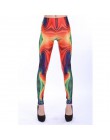 NADANBAO wholelsales nowe mody kobiet legginsy 3D drukowane kolor leginsy fluorescencji rentgenowskiej legginsy spodnie legging 