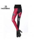 NADANBAO nowa moda kobiety legginsy Super HERO Deadpool legginsy drukowane legging dla kobieta spodnie