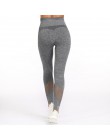 CHRLEISURE Fitness Bezszwowe legginsy dla kobiet Legging Hollow Out legginsy oddychające Jeggings damskie spodnie 4 kolor