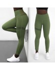 Wysoka talia Fitness legginsy kobiety Push Up treningu Legging z kieszeniami Patchwork spodnie legginsy kobiety Fitness odzież l