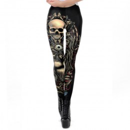 [You're My Secret] 2019 czaszka nowy projekt Punk kobiety Legging w stylu gotyckim lew Retro Vintage Steampunk legginsy kostki s