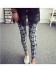 YSDNCHI 2018 moda kobiety legginsy Slim wysoka talia elastyczność legginsy Leopard drukowanie leginsy damskie spodnie bawełniane