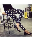 YSDNCHI 2018 moda kobiety legginsy Slim wysoka talia elastyczność legginsy Leopard drukowanie leginsy damskie spodnie bawełniane