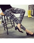 YSDNCHI 2018 moda kobiety legginsy Slim wysoka talia elastyczność legginsy Leopard drukowanie leginsy damskie spodnie bawełniane