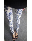 YSDNCHI 2018 moda kobiety legginsy Slim wysoka talia elastyczność legginsy Leopard drukowanie leginsy damskie spodnie bawełniane