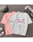 Wiosna lato nowy styl T shirt kobiety Cute Cartoon drukuj z krótkim rękawem O Neck bawełna elastan kobiety topy Slim Fit kobiety