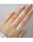 SMJEL 2019 nowych moda Boho podwójne linie V Chevron pierścienie dla kobiet prezent proste geometria Bague Dainty pierścienie Fe