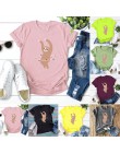 Kobiety koszulki z krótkim rękawem 3XL 4XL 5XL t-shirt plus size Cartoon awokado wzór druku z krótkim rękawem topy koreański tsh