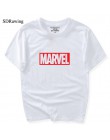 Nowy 2018 MARVEL t koszula kobieta bawełna z krótkimi rękawami na co dzień mężczyzna tshirt marvel koszulki z krótkim rękawem to