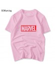 Nowy 2018 MARVEL t koszula kobieta bawełna z krótkimi rękawami na co dzień mężczyzna tshirt marvel koszulki z krótkim rękawem to