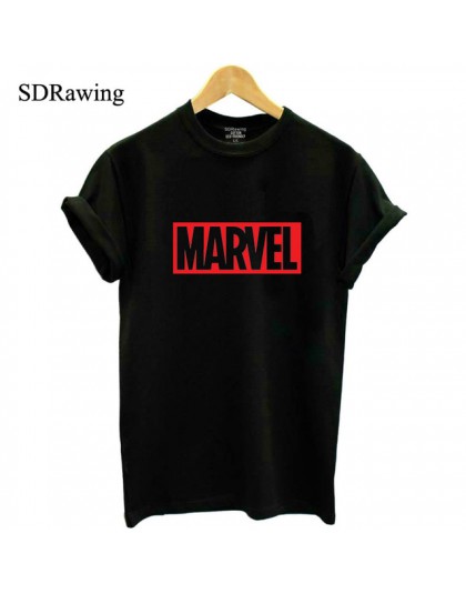 Nowy 2018 MARVEL t koszula kobieta bawełna z krótkimi rękawami na co dzień mężczyzna tshirt marvel koszulki z krótkim rękawem to