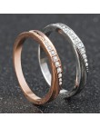 Cyrkoniami obrączki srebro/złota róża kolor Wedding Ring biżuteria hurtowych