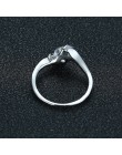 SIZZZ 2019 nowa moda prezent dla przyjaciółki posrebrzane CZ Wedding Ring dla kobiet Dropshipping