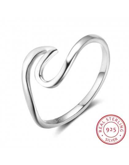 925 Sterling Silver Rings dla kobiet w stylu Vintage srebrny biżuteria moda obrączki ślubne 2017 nowy (RI102802)