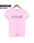 COOLMIND QI0231B 100% bawełny z krótkim rękawem skupić się drukuj kobiety t-shirt na co dzień o-neck luźne kobiet t koszula lato