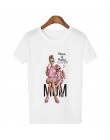 New Arrival 2019 T koszula Vogue Tee Shirt modne koreańskie ubrania Harajuku Kawaii biały T-shirt Super mama koszulka damska mat