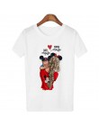 New Arrival 2019 T koszula Vogue Tee Shirt modne koreańskie ubrania Harajuku Kawaii biały T-shirt Super mama koszulka damska mat