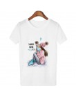 New Arrival 2019 T koszula Vogue Tee Shirt modne koreańskie ubrania Harajuku Kawaii biały T-shirt Super mama koszulka damska mat