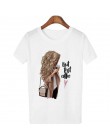 New Arrival 2019 T koszula Vogue Tee Shirt modne koreańskie ubrania Harajuku Kawaii biały T-shirt Super mama koszulka damska mat