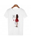 New Arrival 2019 T koszula Vogue Tee Shirt modne koreańskie ubrania Harajuku Kawaii biały T-shirt Super mama koszulka damska mat