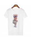 New Arrival 2019 T koszula Vogue Tee Shirt modne koreańskie ubrania Harajuku Kawaii biały T-shirt Super mama koszulka damska mat