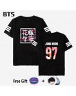 W Kpop Bangtan chłopcy T Shirt Jungkook Streetwear Harajuku wygodne kobiety/mężczyźni na co dzień zaoszczędzić mi skrzydła koszu