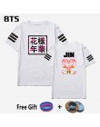 W Kpop Bangtan chłopcy T Shirt Jungkook Streetwear Harajuku wygodne kobiety/mężczyźni na co dzień zaoszczędzić mi skrzydła koszu