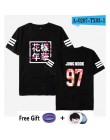 W Kpop Bangtan chłopcy T Shirt Jungkook Streetwear Harajuku wygodne kobiety/mężczyźni na co dzień zaoszczędzić mi skrzydła koszu