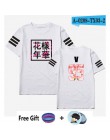 W Kpop Bangtan chłopcy T Shirt Jungkook Streetwear Harajuku wygodne kobiety/mężczyźni na co dzień zaoszczędzić mi skrzydła koszu