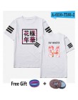 W Kpop Bangtan chłopcy T Shirt Jungkook Streetwear Harajuku wygodne kobiety/mężczyźni na co dzień zaoszczędzić mi skrzydła koszu