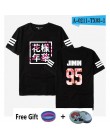 W Kpop Bangtan chłopcy T Shirt Jungkook Streetwear Harajuku wygodne kobiety/mężczyźni na co dzień zaoszczędzić mi skrzydła koszu