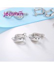 Jemmin grzywny 925 Sterling Silver DIY biżuteria akcesoria dla kolczyki Handmade ustalenia kolczyk Earwire armatura haki Leverba