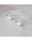 Ruifan 925 Sterling Silver biżuteria moda śliczne małe 1.2 cm X 0.75 cm puste serce świnia kolczyki ze sztyftem na prezent dla d