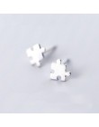 Ruifan nowy nabytek prawdziwej 925 Sterling Silver gry Puzzle stadniny kolczyki oryginalne srebro biżuteria Brincos YEA149