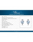 JewelryPalace serce miłość naturalny akwamaryn biały Topaz Post stadniny kolczyki dla kobiet 925 Sterling Silver biżuteria marki