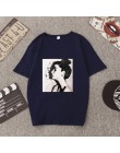 Nowy koreański druku ulzzang z krótkim rękawem kobiet T-shirt kobiet luźne najniższy T-shirt plus size Femme dziewczyny WNVTX12