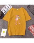 Cute Cartoon drukuj kobiety koszulka wiosna lato nowy krótki rękaw O szyi bawełna elastan T shirt Femme luźne kobiet topy