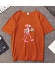 Cute Cartoon drukuj kobiety koszulka wiosna lato nowy krótki rękaw O szyi bawełna elastan T shirt Femme luźne kobiet topy