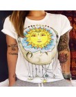 CDJLFH Tshirt moda kobiety lato T Shirt krótkie drukowane topy Kawaii koszulka 2018 Sexy śmieszne Feminino koszulki Camiseta Fem