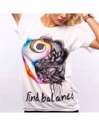 CDJLFH Tshirt moda kobiety lato T Shirt krótkie drukowane topy Kawaii koszulka 2018 Sexy śmieszne Feminino koszulki Camiseta Fem