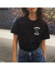 Harajuku Streetwear Riverdale Southside węże Jughead czarny Tshirt koreański styl stylowe topy z krótkim rękawem z krótkim rękaw